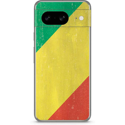 Republic of the Congo Flag Distressed Google Pixel 8 Skin
